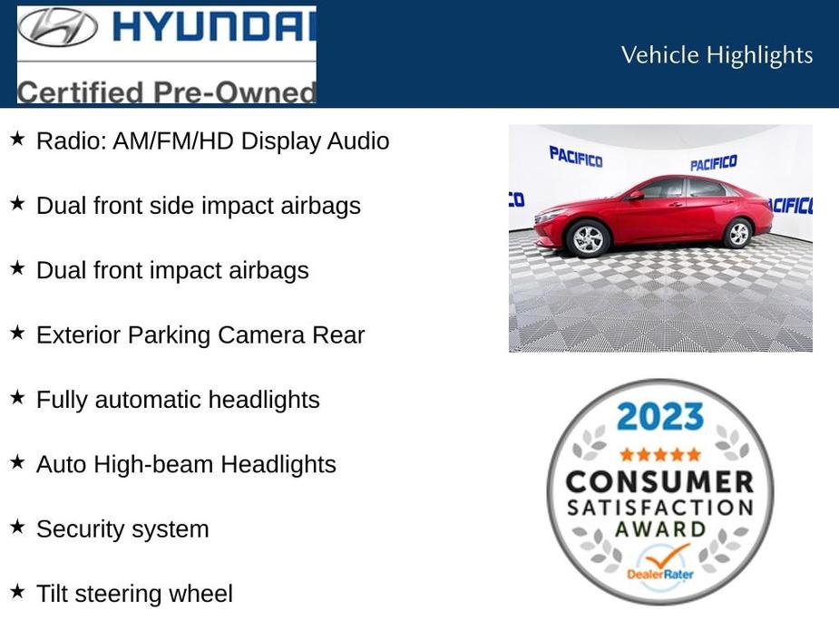used 2021 Hyundai Elantra car, priced at $18,999