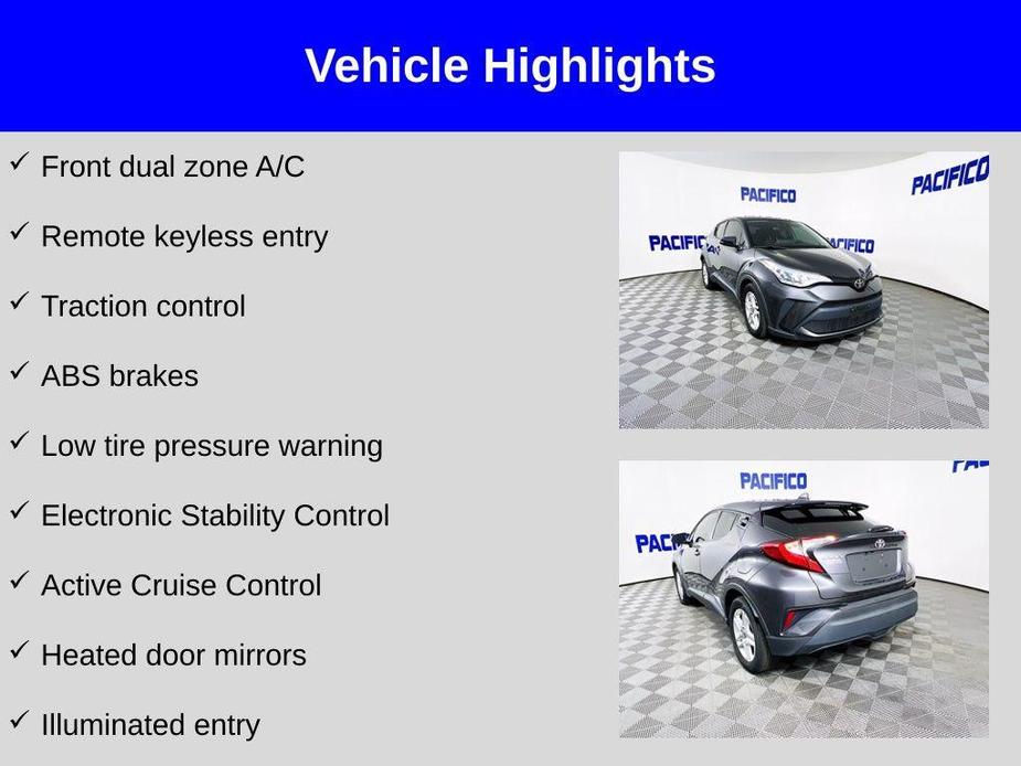 used 2021 Toyota C-HR car, priced at $18,499