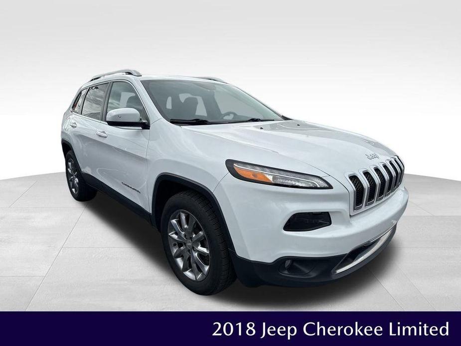 used 2018 Jeep Cherokee car, priced at $21,999