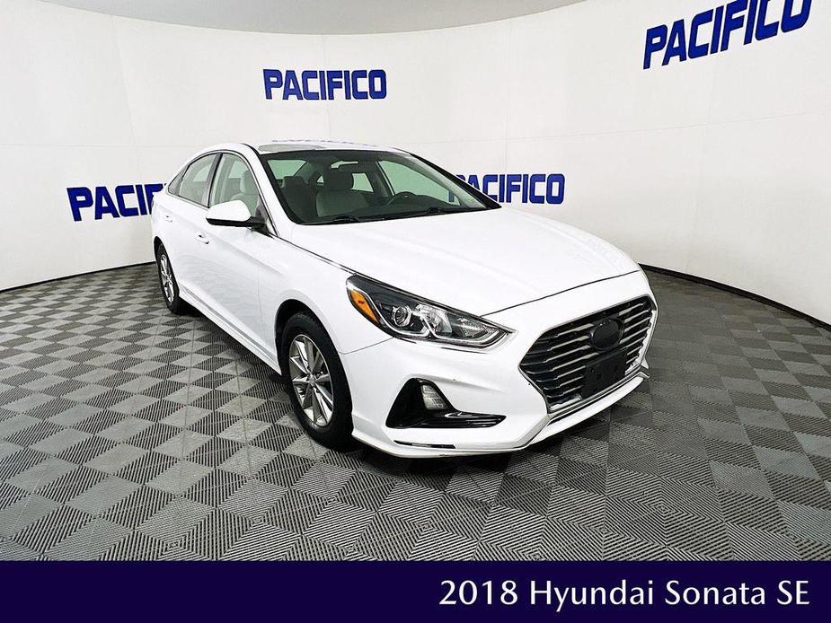 used 2018 Hyundai Sonata car, priced at $15,500