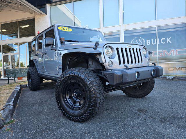 used 2018 Jeep Wrangler JK Unlimited car, priced at $22,995