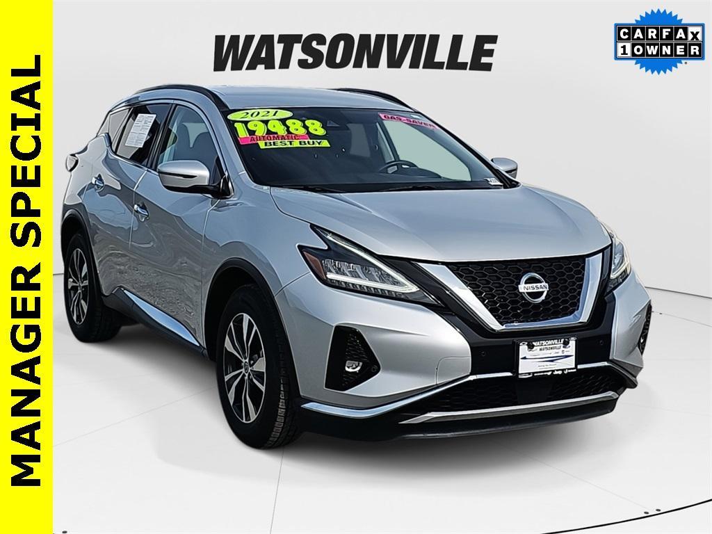 used 2021 Nissan Murano car, priced at $17,695