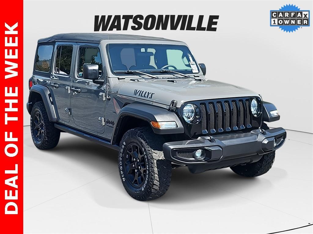 used 2021 Jeep Wrangler Unlimited car, priced at $27,910