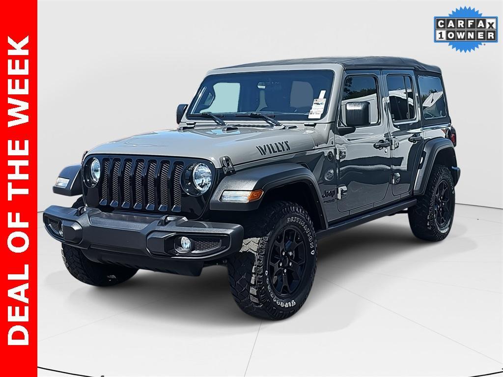 used 2021 Jeep Wrangler Unlimited car, priced at $27,910