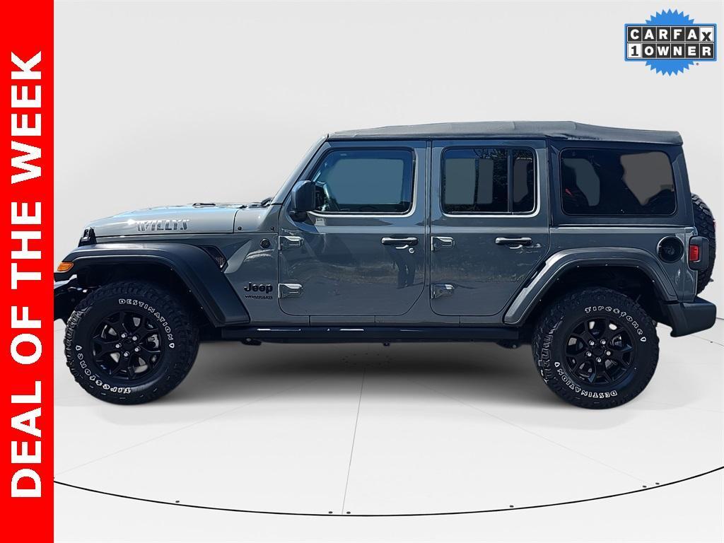 used 2021 Jeep Wrangler Unlimited car, priced at $27,910