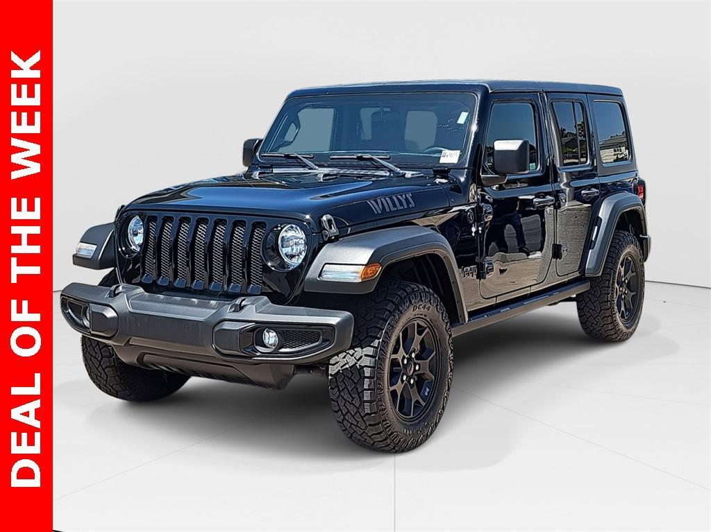 used 2021 Jeep Wrangler Unlimited car, priced at $30,480