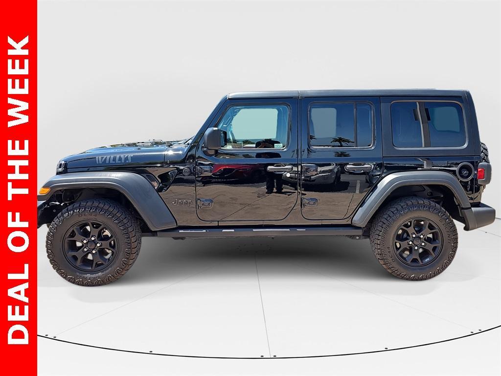 used 2021 Jeep Wrangler Unlimited car, priced at $30,795