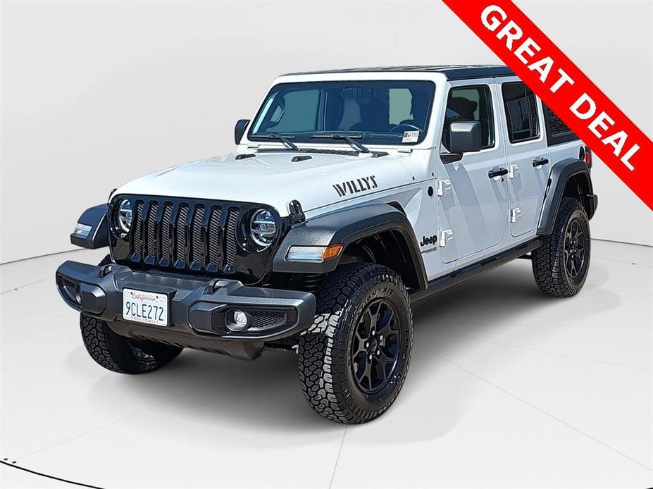 used 2022 Jeep Wrangler Unlimited car, priced at $33,490