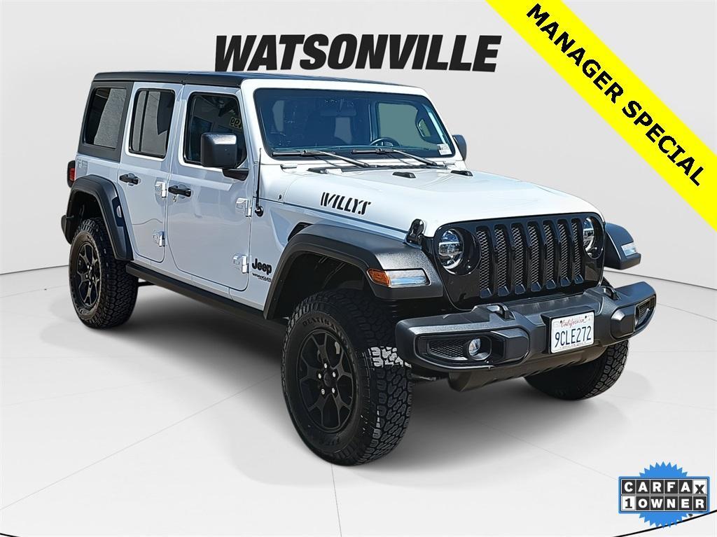 used 2022 Jeep Wrangler Unlimited car, priced at $32,947