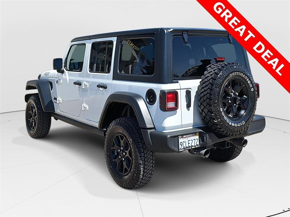 used 2022 Jeep Wrangler Unlimited car, priced at $33,490