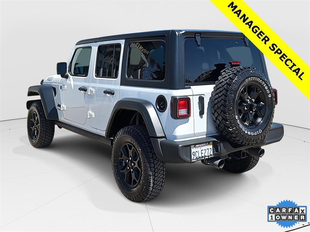 used 2022 Jeep Wrangler Unlimited car, priced at $32,947