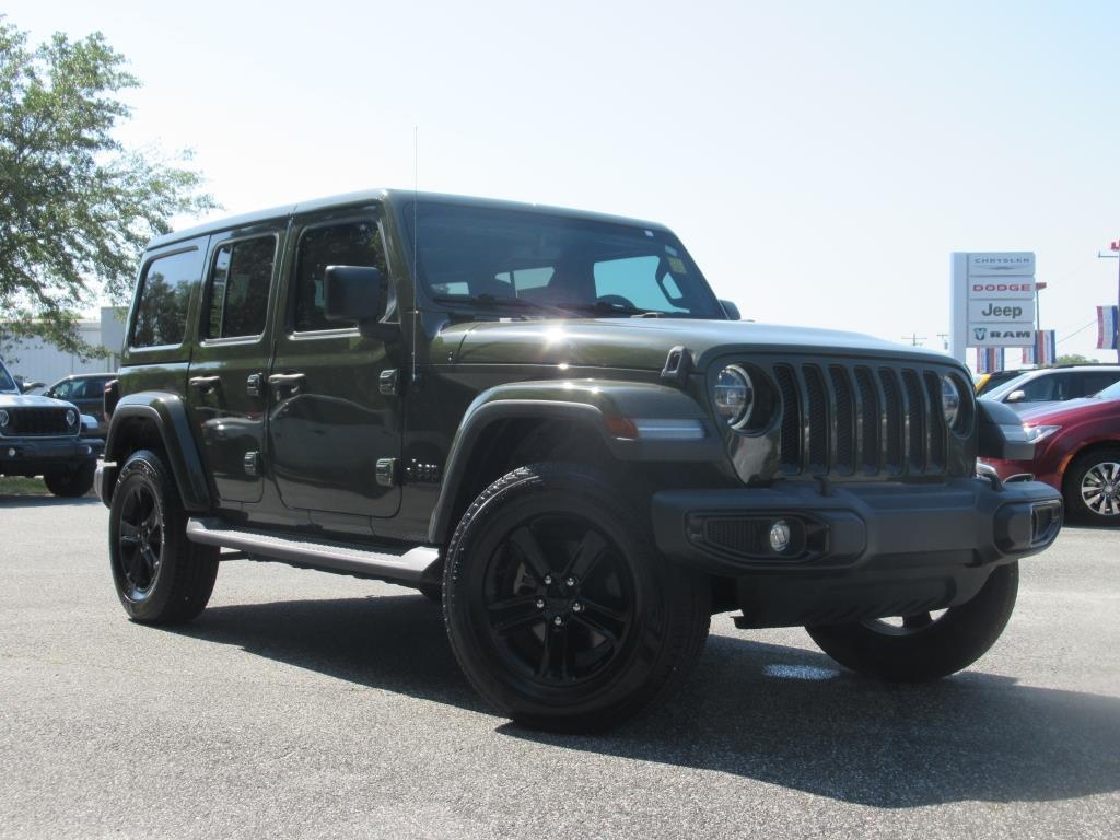 used 2021 Jeep Wrangler Unlimited car, priced at $28,165