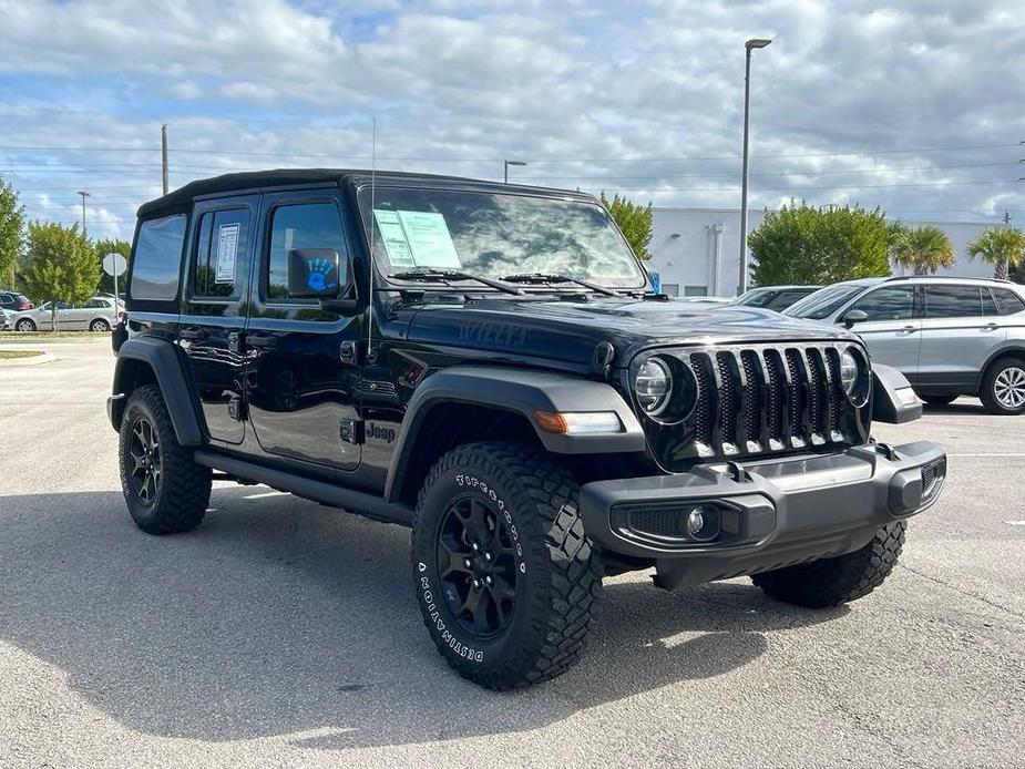 used 2021 Jeep Wrangler Unlimited car, priced at $34,688