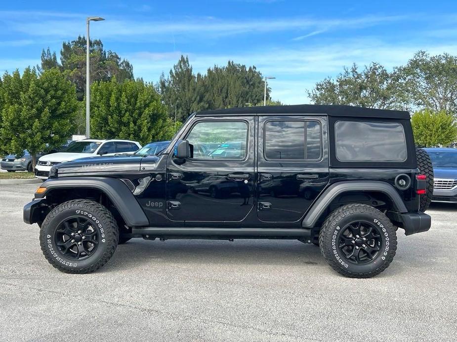 used 2021 Jeep Wrangler Unlimited car, priced at $34,688