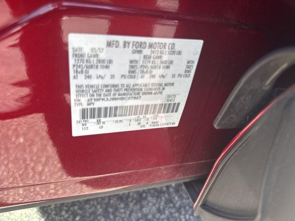 used 2017 Ford Edge car, priced at $8,999