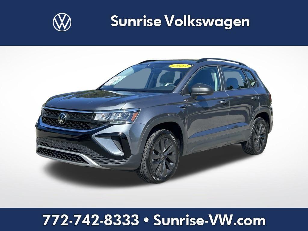 used 2023 Volkswagen Taos car, priced at $19,306