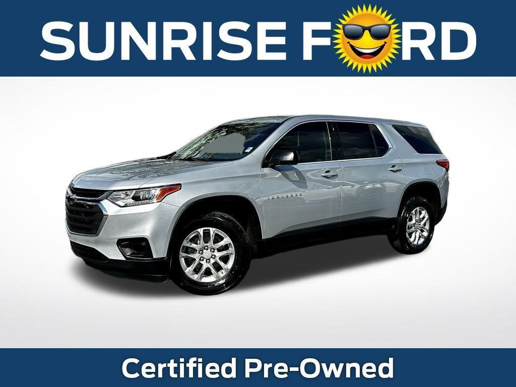 used 2020 Chevrolet Traverse car, priced at $17,854