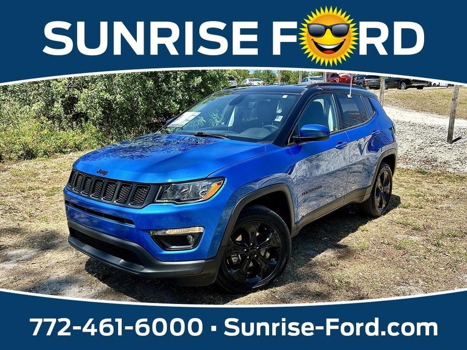 used 2021 Jeep Compass car, priced at $20,523