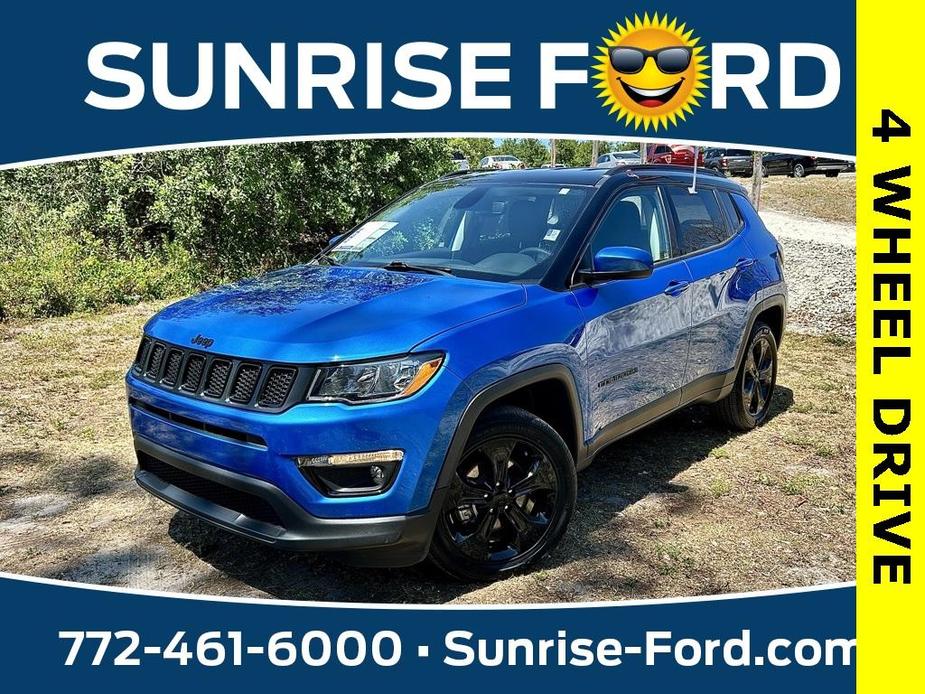 used 2021 Jeep Compass car, priced at $19,524