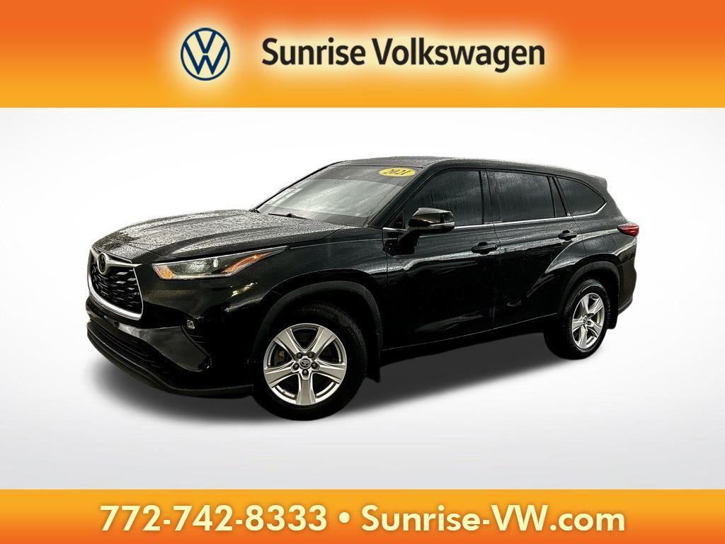 used 2021 Toyota Highlander car, priced at $24,965