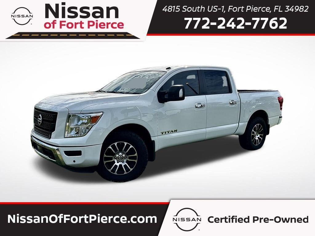 used 2021 Nissan Titan car, priced at $26,898