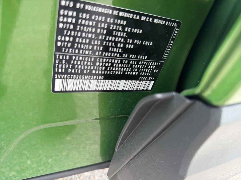 used 2025 Volkswagen Taos car, priced at $26,198