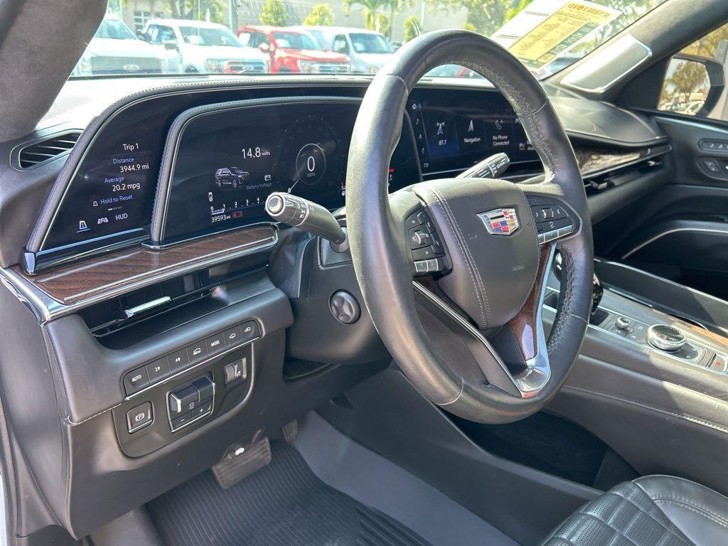 used 2022 Cadillac Escalade car, priced at $77,897