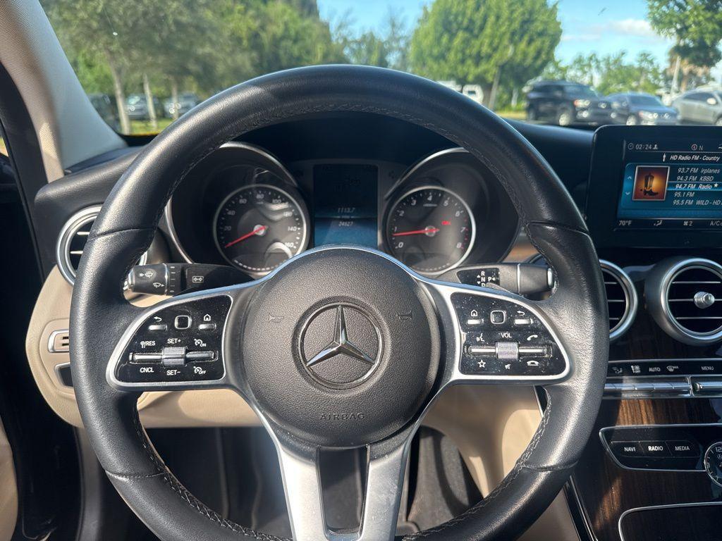 used 2019 Mercedes-Benz C-Class car, priced at $21,995
