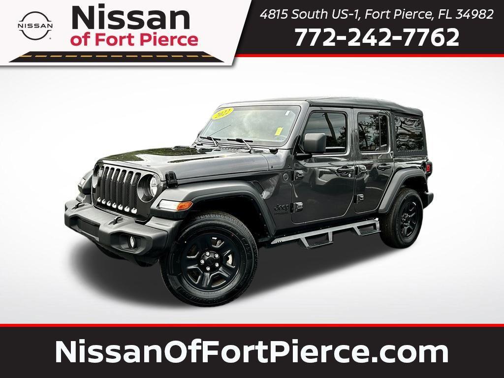 used 2022 Jeep Wrangler Unlimited car, priced at $26,246