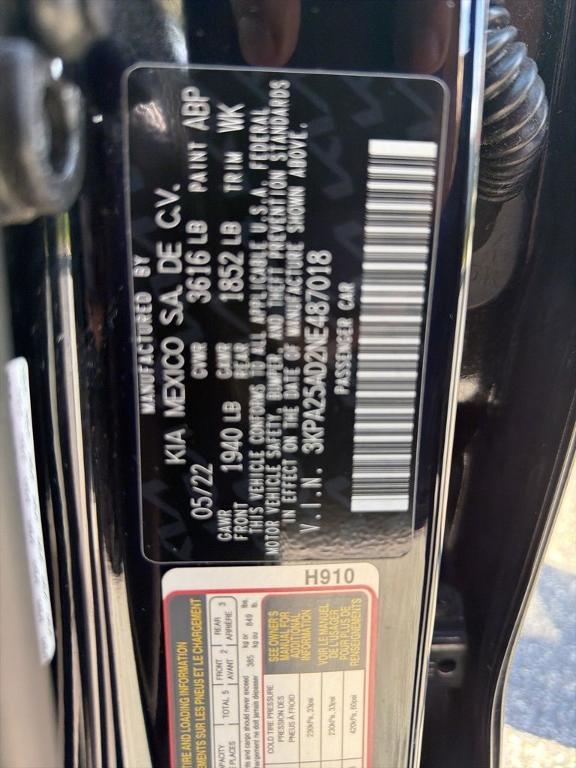 used 2022 Kia Rio car, priced at $13,225