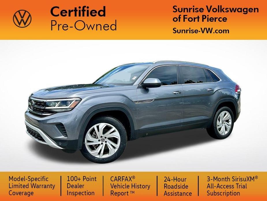 used 2021 Volkswagen Atlas Cross Sport car, priced at $27,598