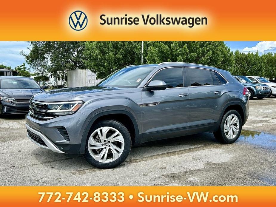 used 2021 Volkswagen Atlas Cross Sport car, priced at $27,990