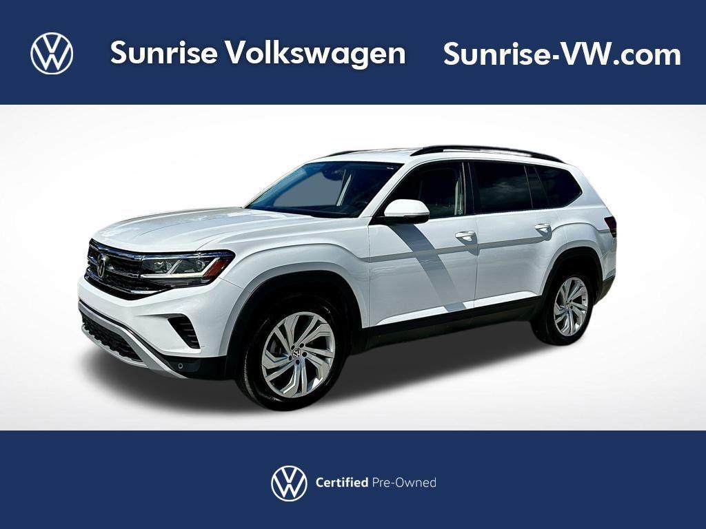 used 2021 Volkswagen Atlas car, priced at $22,330