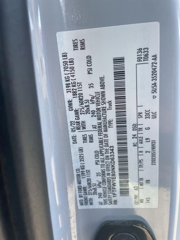 used 2022 Ford F-150 car, priced at $30,630