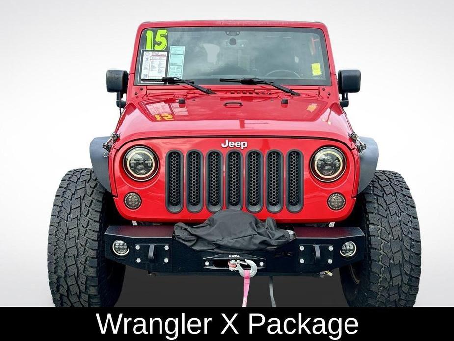 used 2015 Jeep Wrangler Unlimited car, priced at $15,458