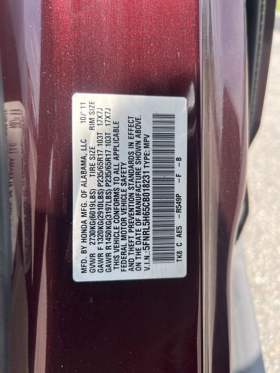used 2012 Honda Odyssey car, priced at $6,999