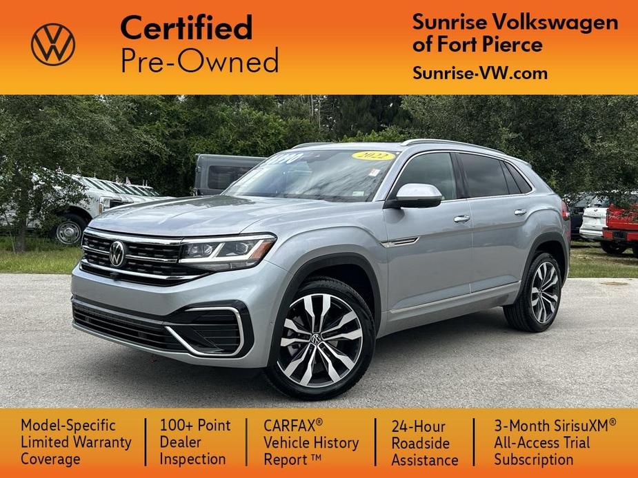 used 2022 Volkswagen Atlas Cross Sport car, priced at $36,490