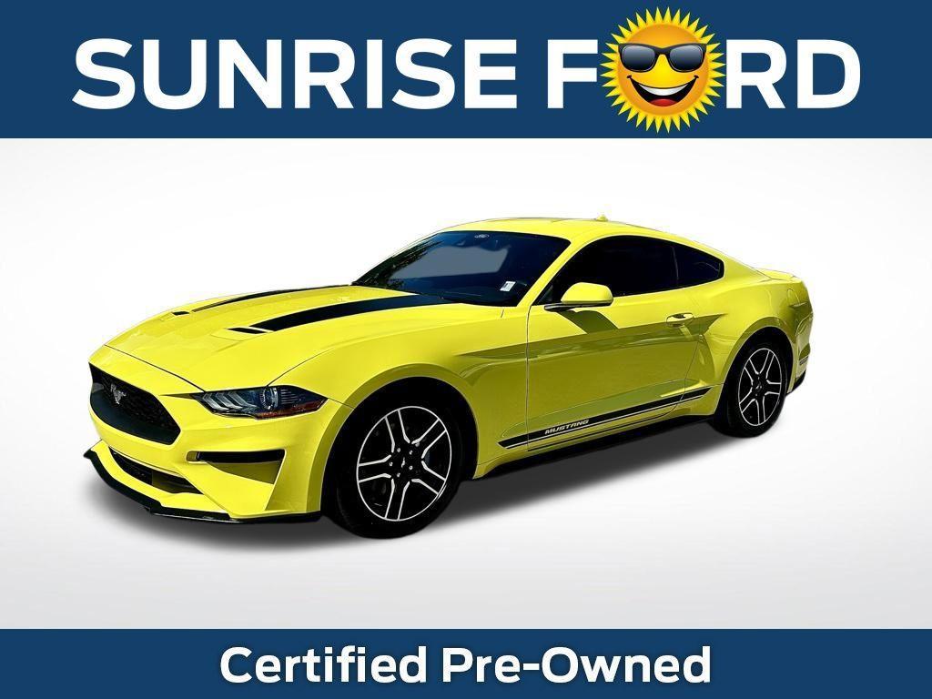 used 2021 Ford Mustang car, priced at $25,698
