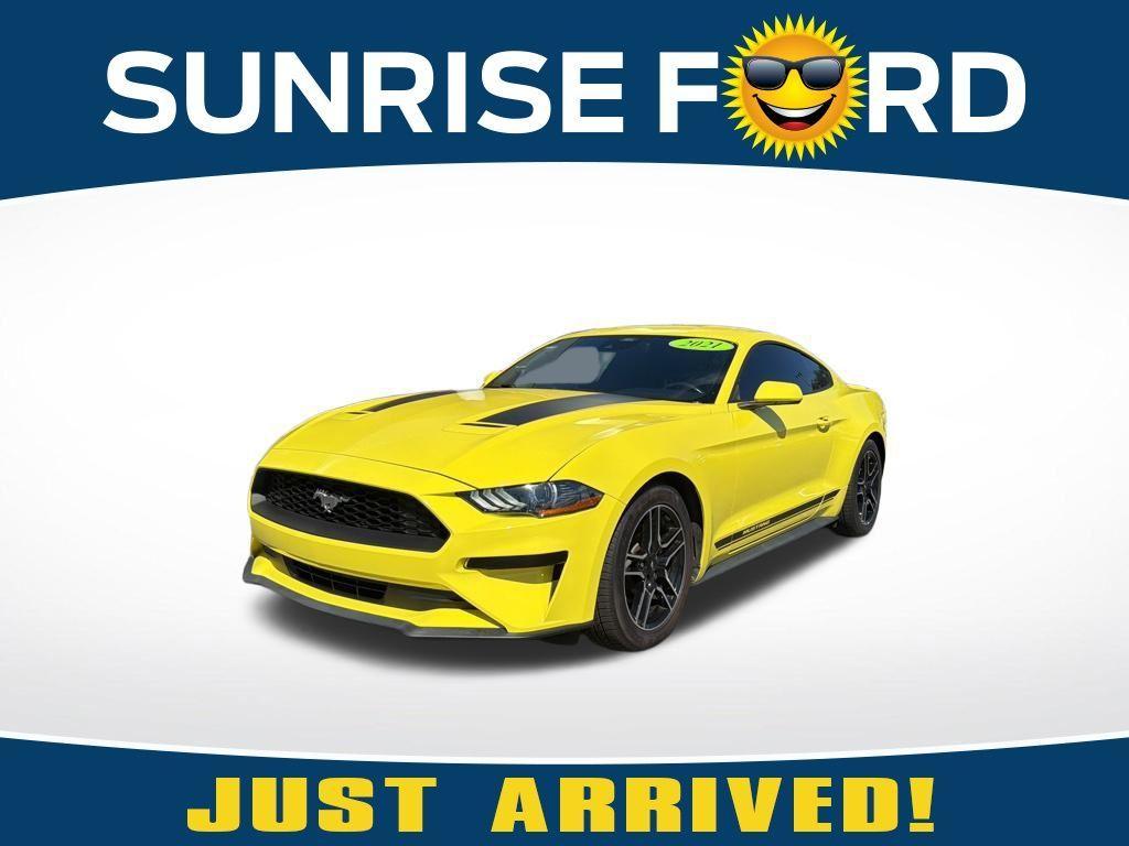 used 2021 Ford Mustang car, priced at $26,321
