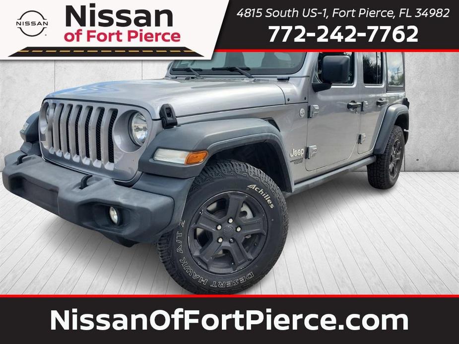 used 2019 Jeep Wrangler Unlimited car, priced at $27,774