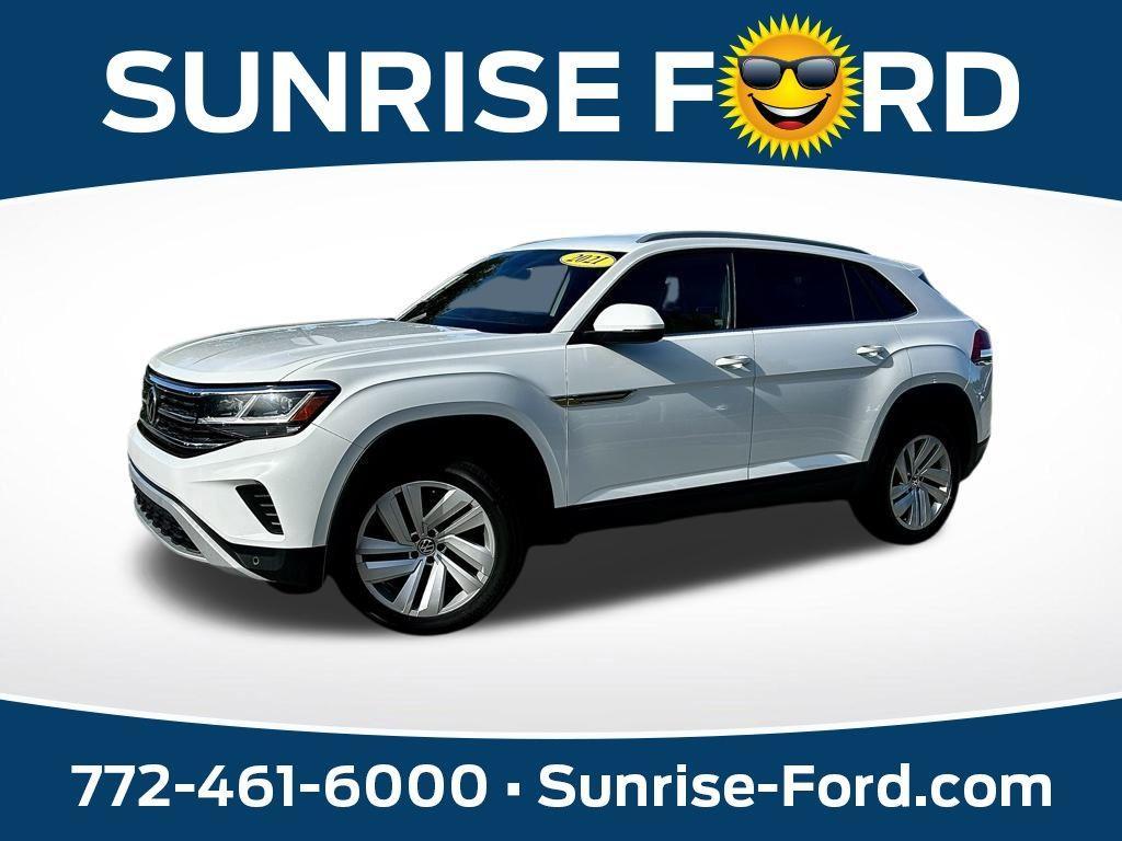 used 2021 Volkswagen Atlas Cross Sport car, priced at $17,811