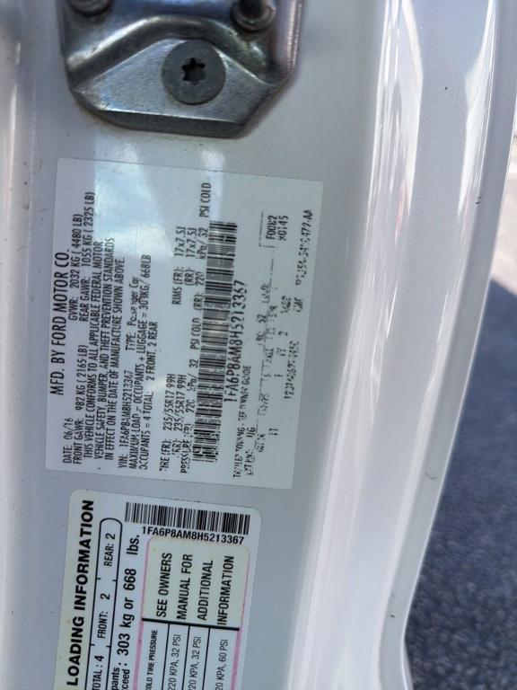 used 2017 Ford Mustang car, priced at $13,198