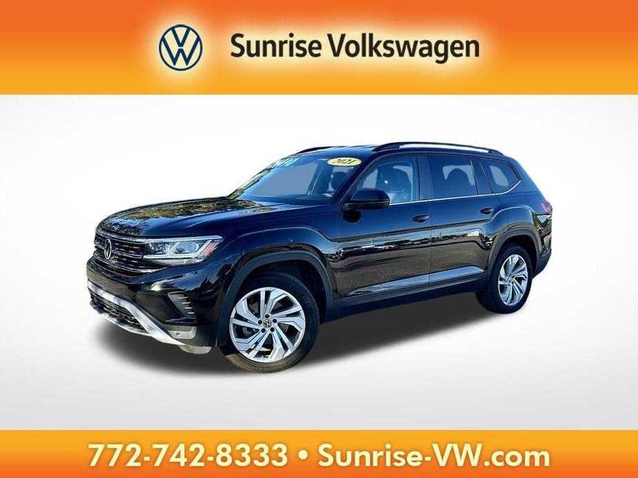 used 2021 Volkswagen Atlas car, priced at $24,490