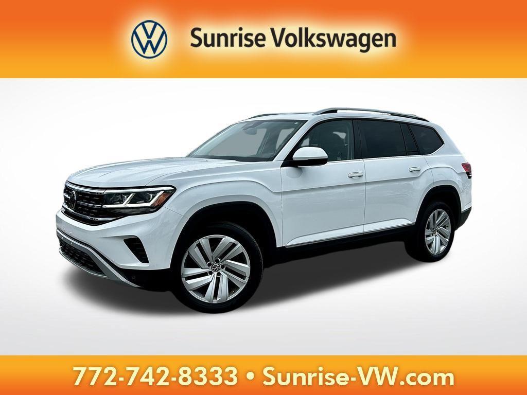 used 2021 Volkswagen Atlas car, priced at $26,532