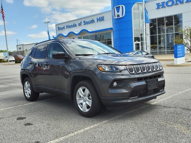 used 2022 Jeep Compass car, priced at $24,253
