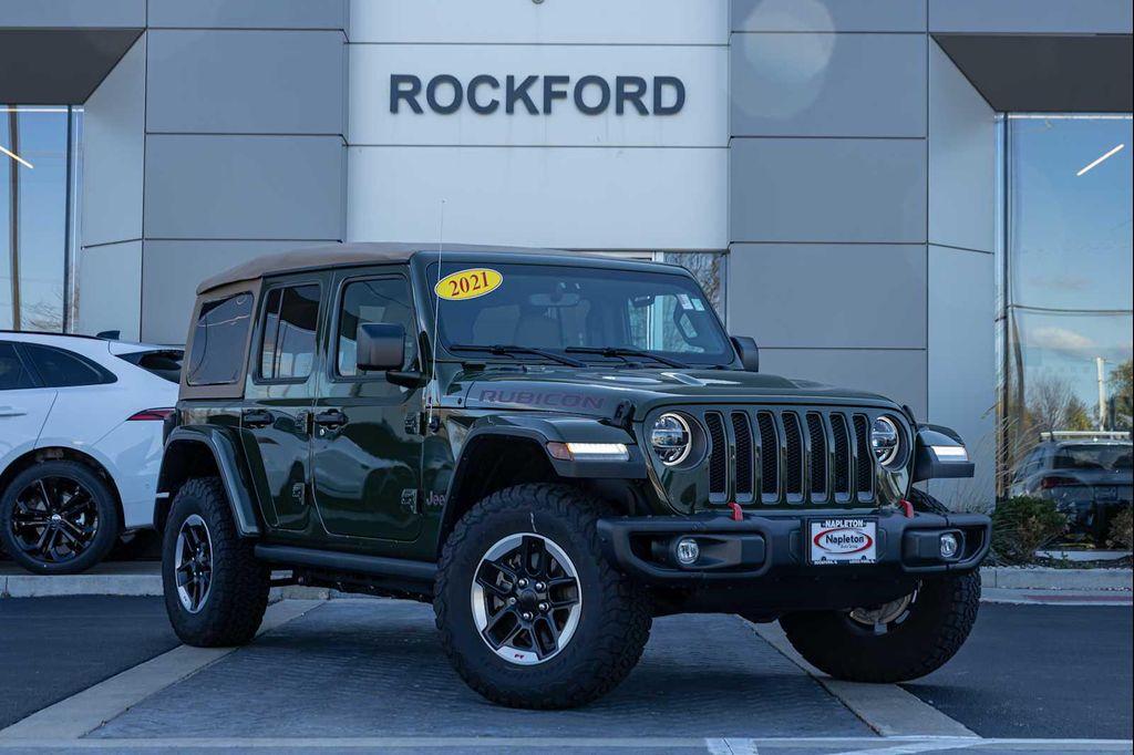 used 2021 Jeep Wrangler Unlimited car, priced at $38,571
