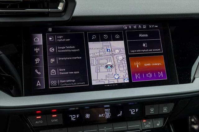 new 2025 Audi A3 car, priced at $44,906