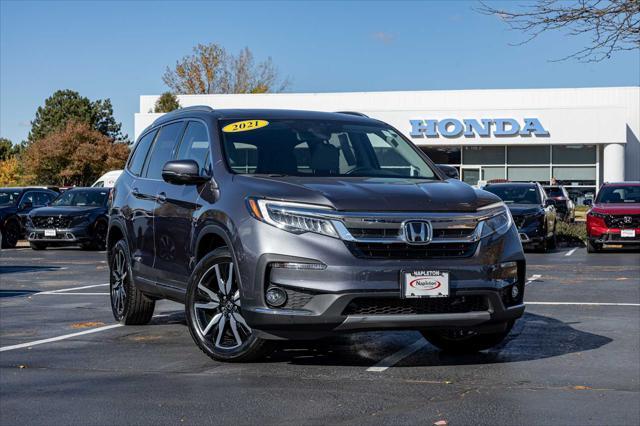 used 2021 Honda Pilot car, priced at $27,750