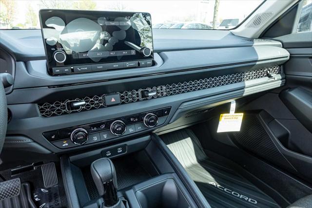 new 2025 Honda Accord car, priced at $30,865