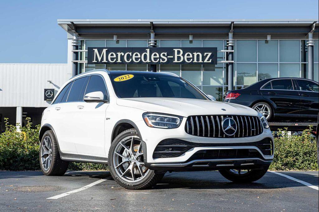 used 2022 Mercedes-Benz AMG GLC 43 car, priced at $32,999